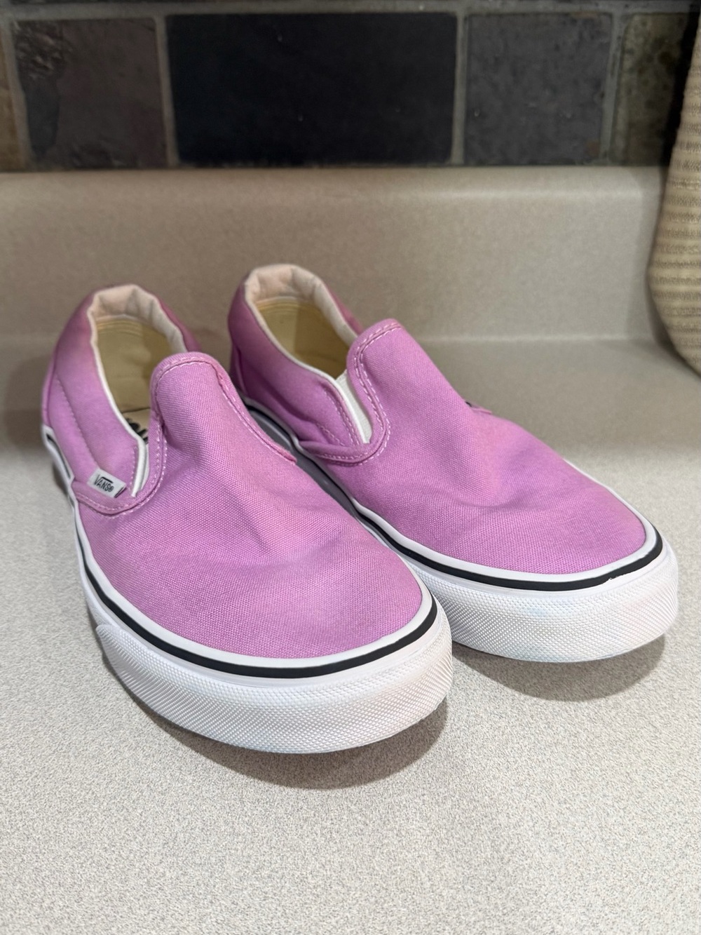 Vans Slip on Lavender Size 7.5 Excellent Used Condition